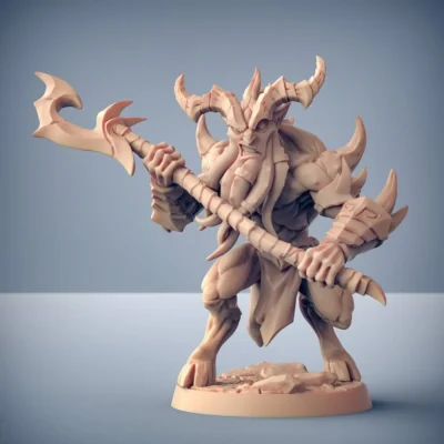 Demon guardian with axe AG