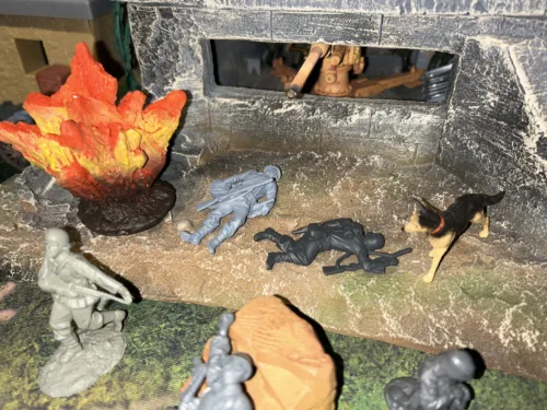 German soldier dead laying on back AS photo review