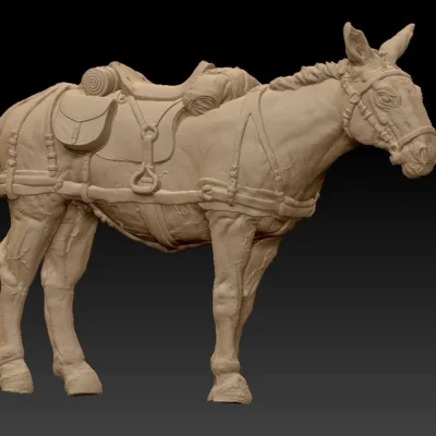 Rear team saddle mule