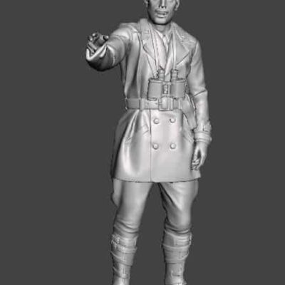 Italian Tank Crew pointing binocular around neck AS