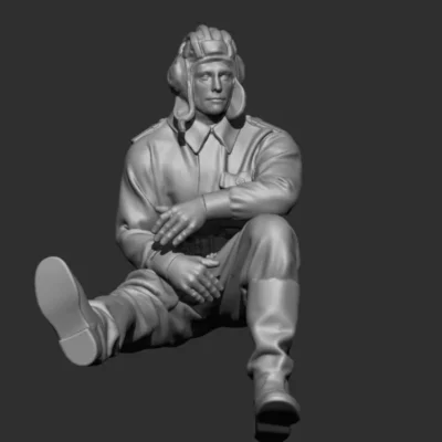 Soviet WW2 soldier Sedentary tankman - AoW