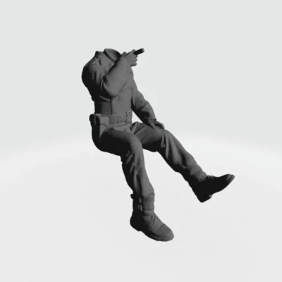 German WW2 Soldier Tank Crew an officer - AoW