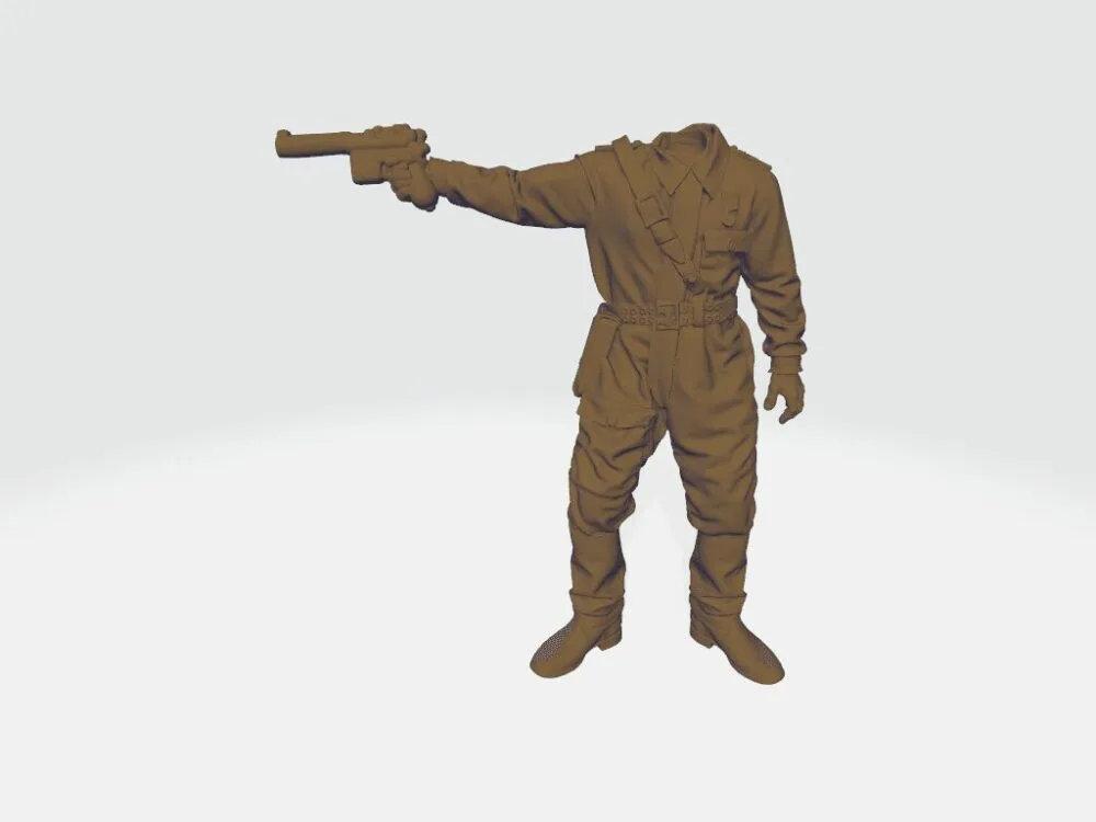 Soviet WW2 soldier Shooting tanker - AoW - Image 2