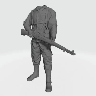 American WW2 standing with rifle - AoW