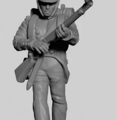 French Infantry advancing post 1812 TN