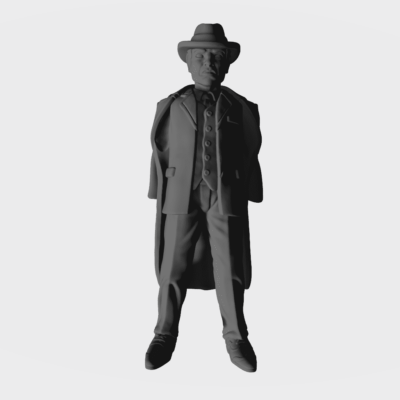 Gangster with Thomson gun AC