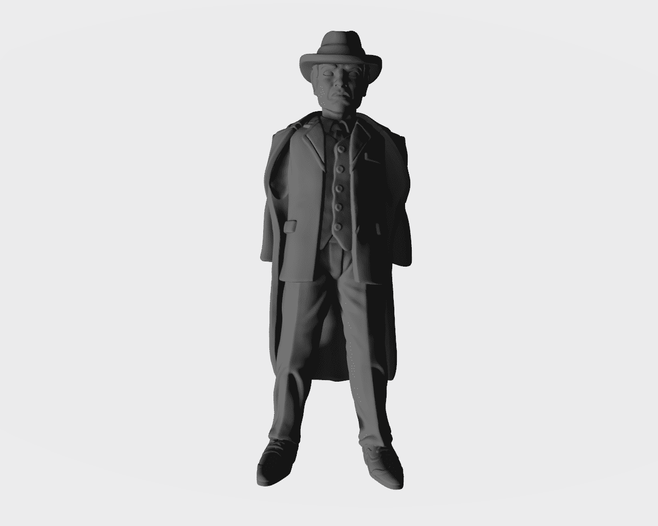 Gangster with Thomson gun AC