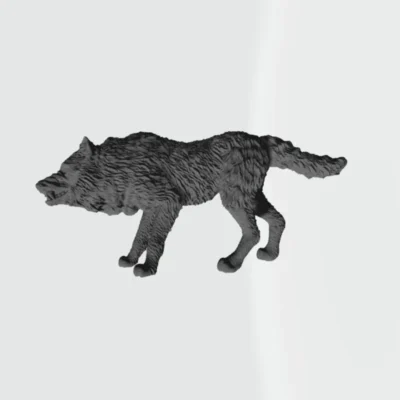 Wolf Snarling CWM