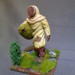 Man carrying bee hive EM photo review