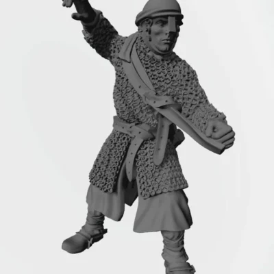 Dismounted knight attacking CA