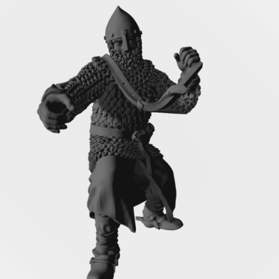 Dismounted knight attacking v2 CA