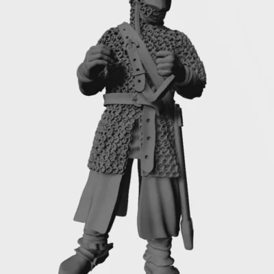 Dismounted knight standing v2 CA