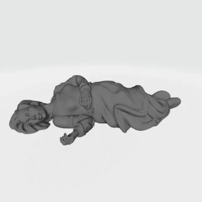 Woman on the ground EM