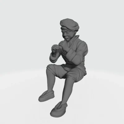 Man playing flute EM