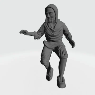 Man with arm in front EM