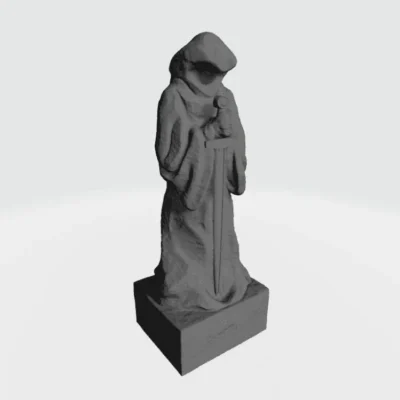 Monk statue