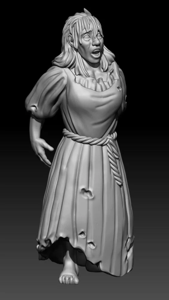 Woman accused to be witch EM