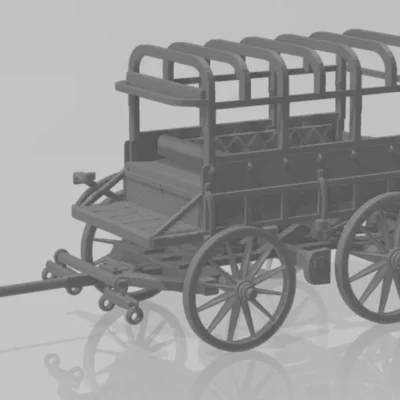 Wheeling Rosecrans Ambulance Wagon, no canvas