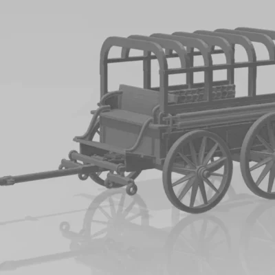 Howard Ambulance Wagon, no canvas