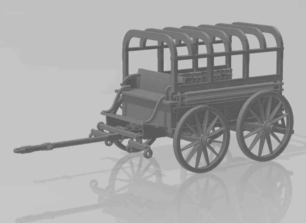 Howard Ambulance Wagon, no canvas