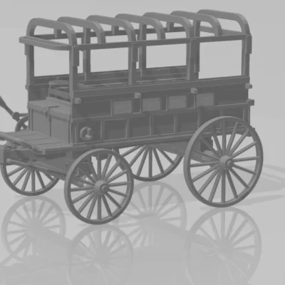 Rucker Ambulance Wagon, no canvas