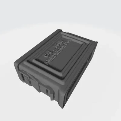 American GI soldier D-day Ammunition box