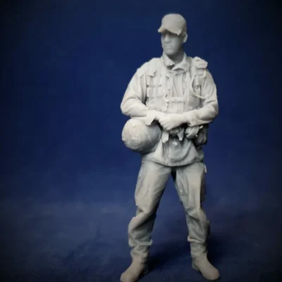 Swedish Modern Soldier in M90 Uniform - Standing Still