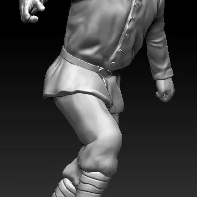 WW1 soldier falling forward v2