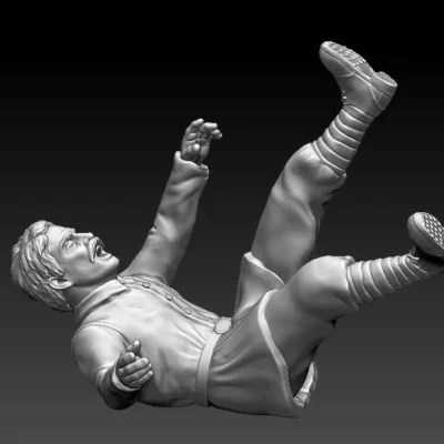 WW1 soldier falling down v2