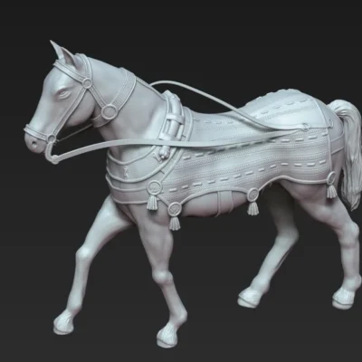 Horse for ancient chariot v1 GW