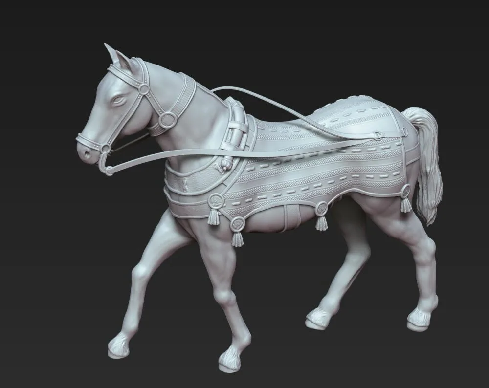 Horse for ancient chariot v1 GW