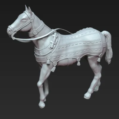 Horse for ancient chariot v2 GW