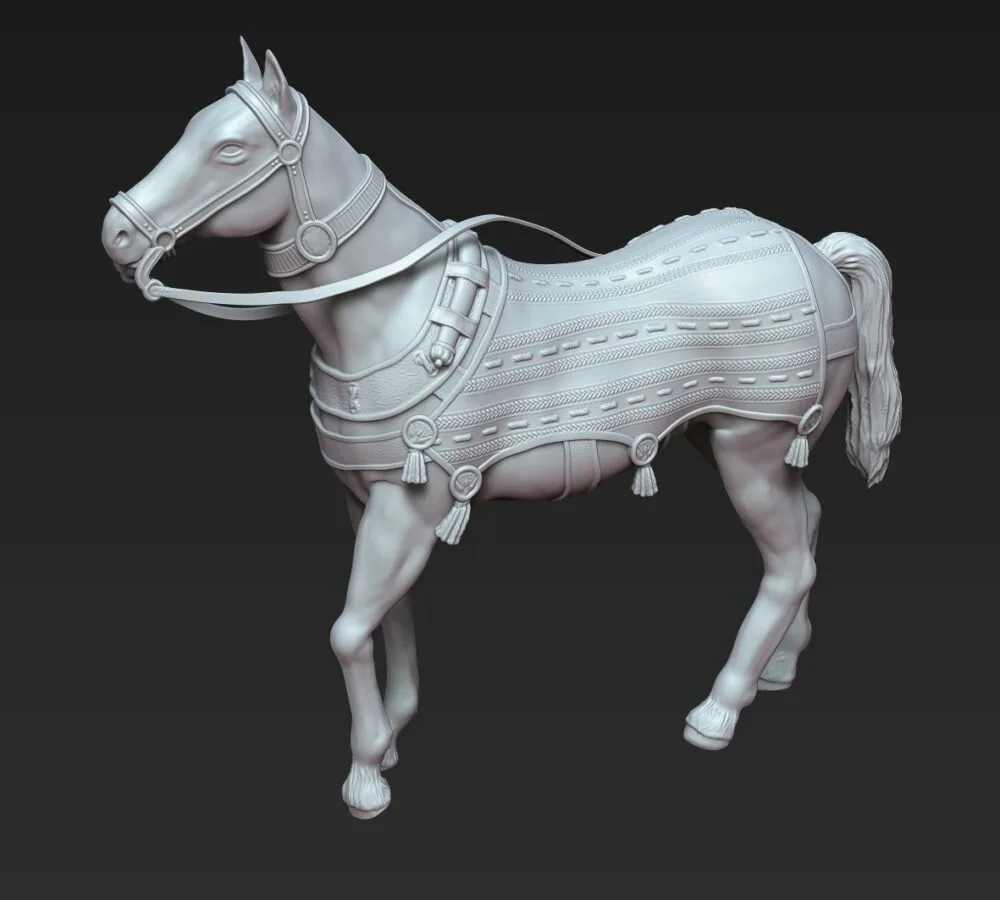 Horse for ancient chariot v2 GW