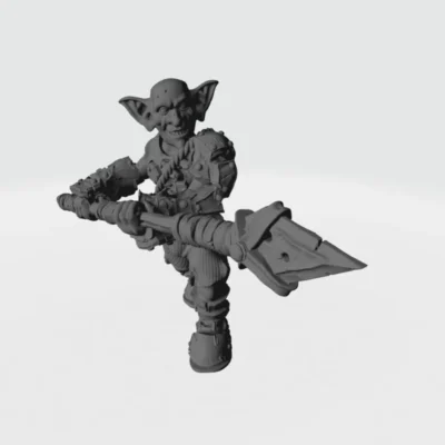 Goblin with two hand spear RF
