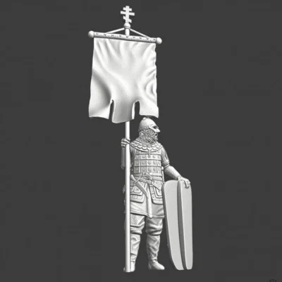 Novgorod banner carrier - dismounted - NCM
