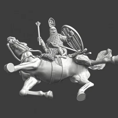 Medieval russian knight wounded  - NCM