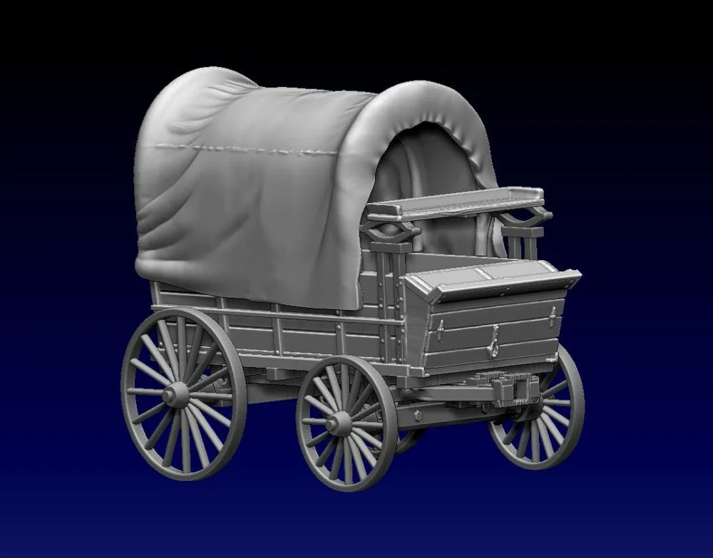 Army Escort Wagon with top v2 open