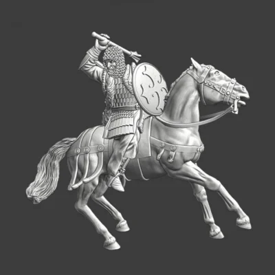 Novgorod mounted Prince with coif - NCM