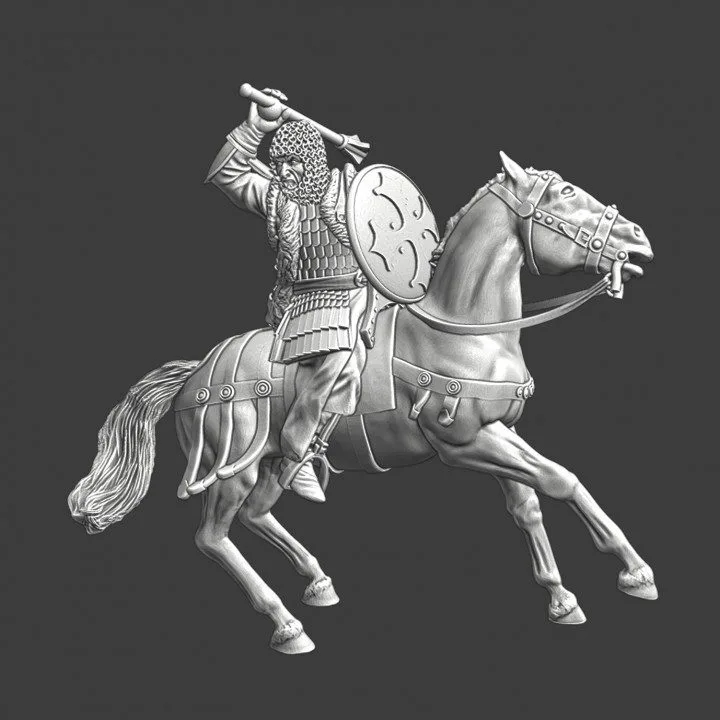 Novgorod mounted Prince with coif - NCM