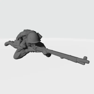 Russian soldier ww2 Shoot Lying AS