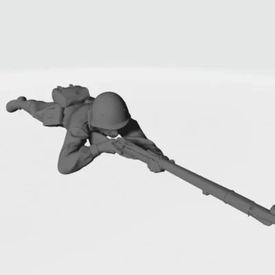 Russian soldier ww2 Shoot Lying v2 AS