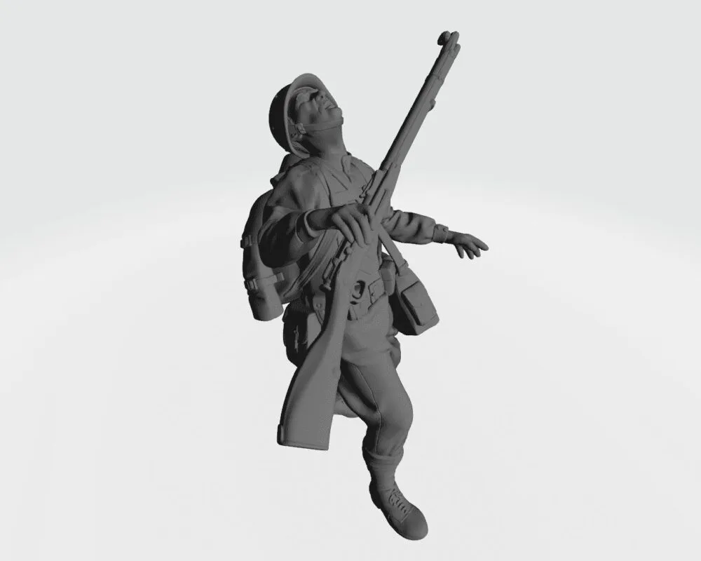 Russian soldier ww2 Shooted AS