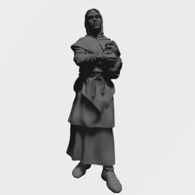 Standing female villager CA