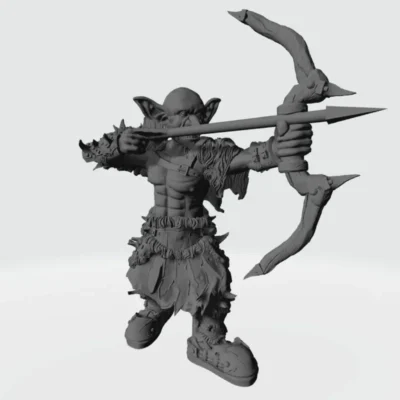 Forest tribe Goblin with bow RF