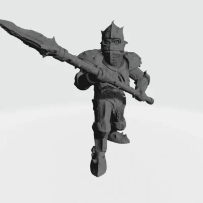 Mountain Tribe Goblin with spear v2 RF