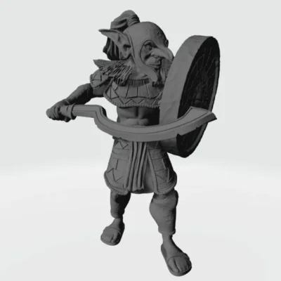 Highlands Tribe Goblin with sword RF