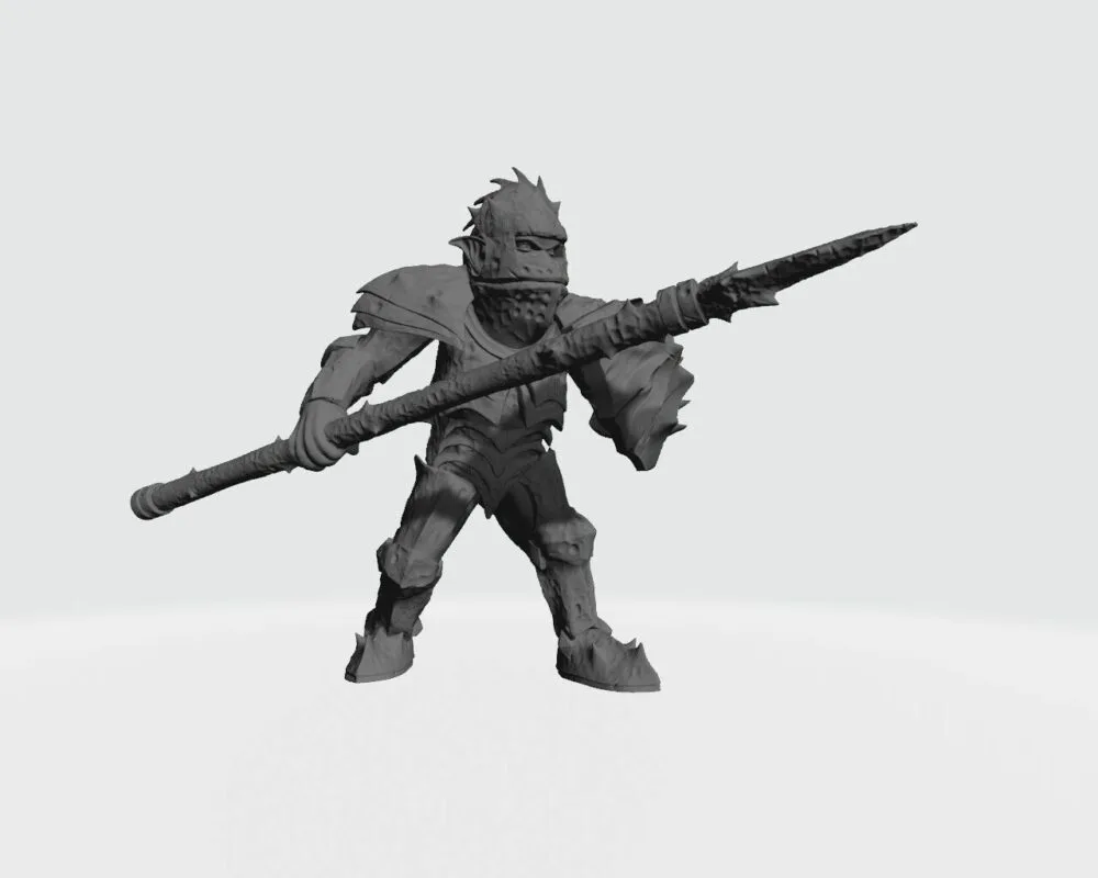 Mountain Tribe Goblin with spear RF
