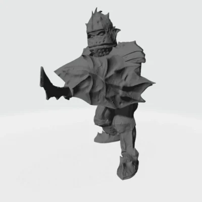 Mountain Tribe Goblin with sword an shield RF