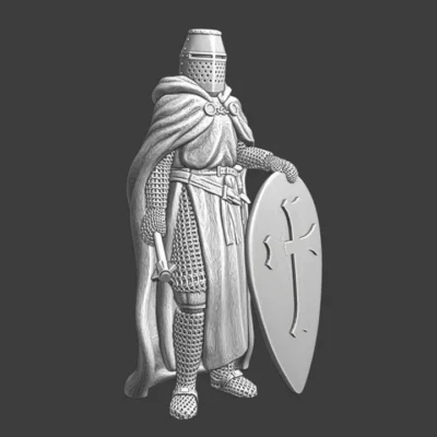 Medieval knight with cape - NCM