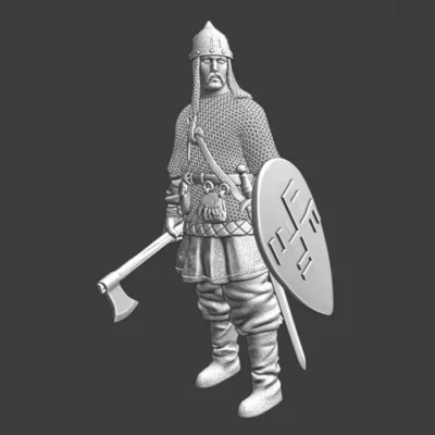 Medieval Lithuanian militiaman with axe - NCM